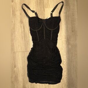 Black rhinestones BodyCon dress🤩